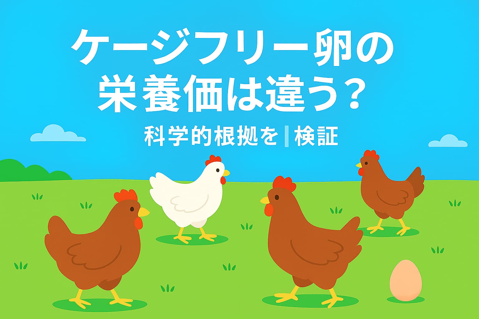 ケージフリー卵の栄養価
