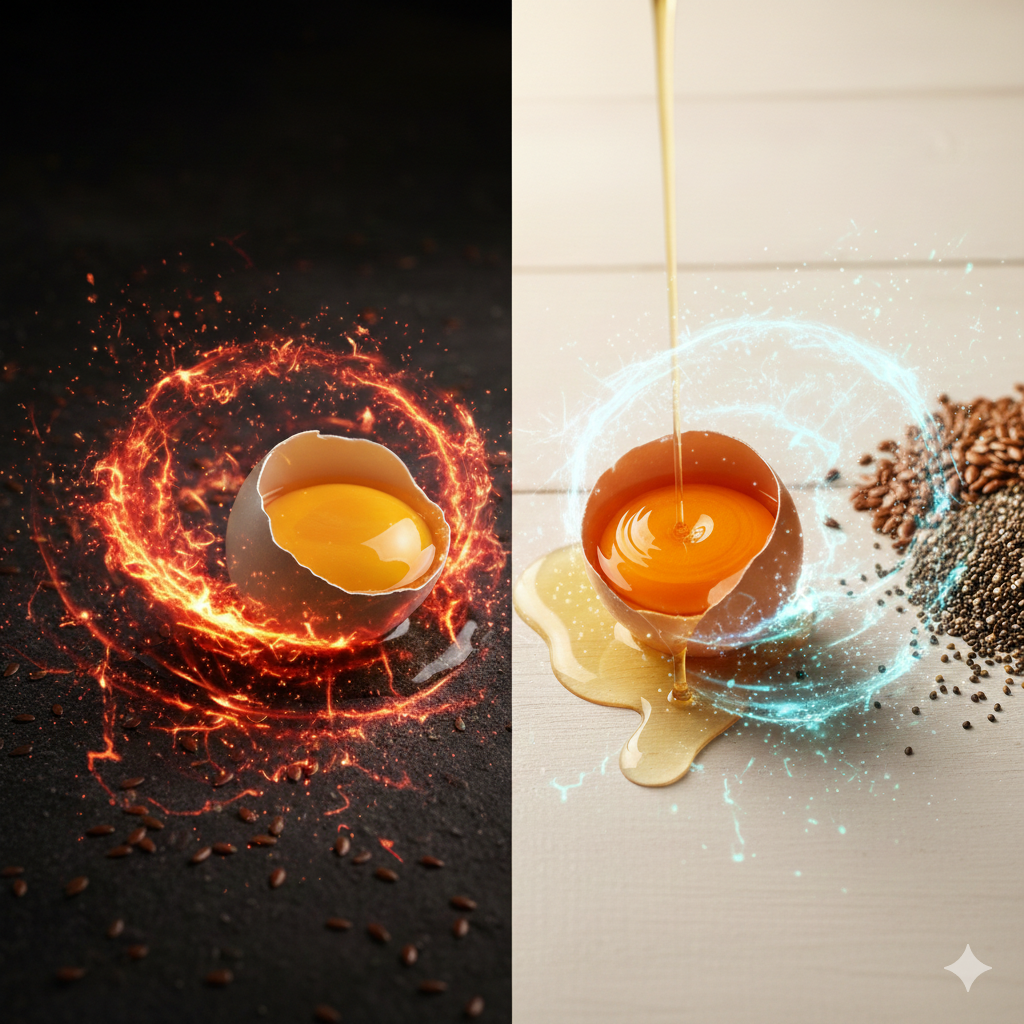 肌の炎症を抑える卵の選び方